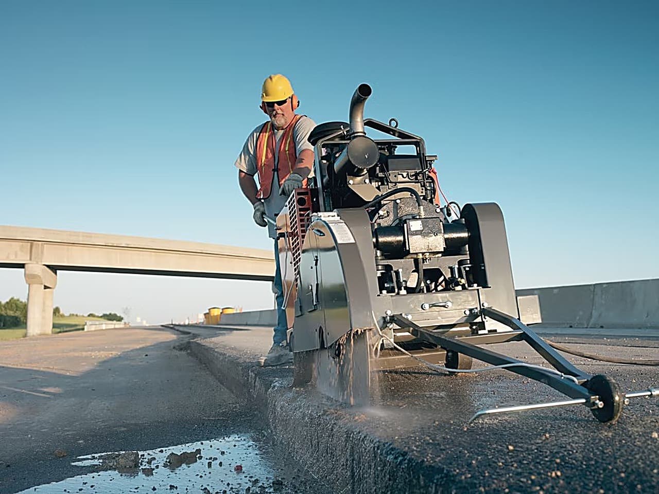 Asphalt Road Cutting Work