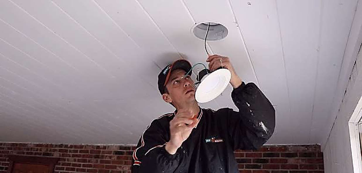 False Ceiling & Light Partition Installation